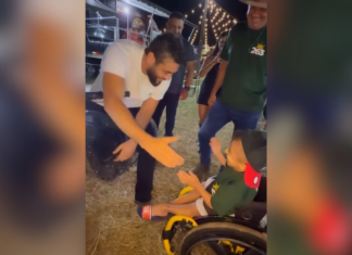 Henrique canta com fã mirim e inspira nas redes sociais: ‘Momento inesquecível’
